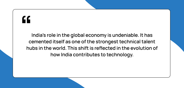 India’s role in the global economy is undeniable. It has cemented itself as one of the strongest technical talent hubs in the world. This shift is reflected in the evolution of how India contributes to technology, Luan Lam, CPO, Harness Quote
